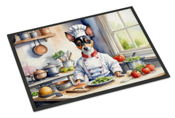 Rat Terrier The Chef Doormat 24H X 36W product image at NuMercy