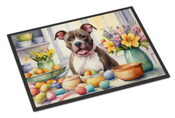 Decorating Easter Pit Bull Terrier Doormat 24H X 36W DAC6867 product image at NuMercy