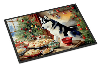 Siberian Husky Christmas Cookies Doormat 24H X 36W DAC3883 product image at NuMercy