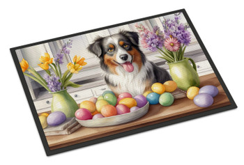 Decorating Easter Australian Shepherd Doormat 24H X 36W product image at NuMercy