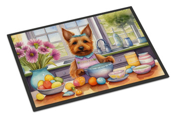 Decorating Easter Australian Terrier Doormat 24H X 36W product image at NuMercy