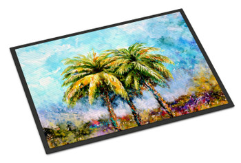 Summer Breezes Palm Tree Doormat 24H X 36W product image at NuMercy