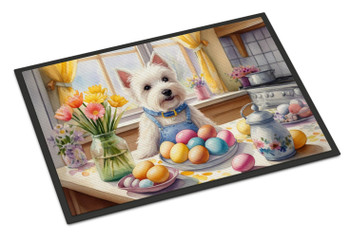 Decorating Easter Westie Doormat 24H X 36W DAC6917 product image at NuMercy