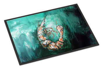 A Touch of Blue Shrimp Doormat 24H X 36W product image at NuMercy