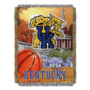 Kentucky Wildcats Home Field Advantage Woven Tapestry Throw