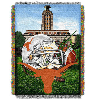 Texas Longhorns Home Field Advantage Woven Tapestry Throw