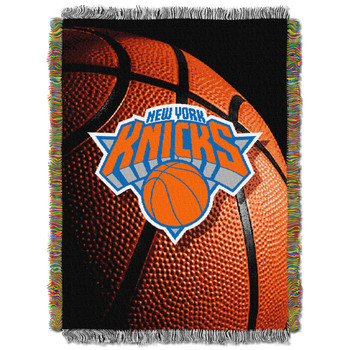 New York Knicks NBA Photo Real Woven Tapestry Throw
