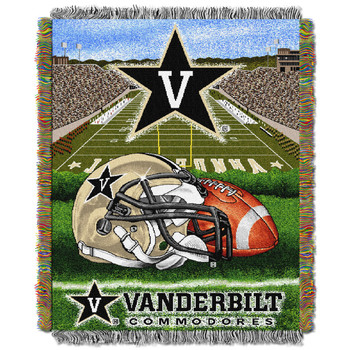 Vanderbilt Commodores Home Field Advantage Woven Tapestry Throw