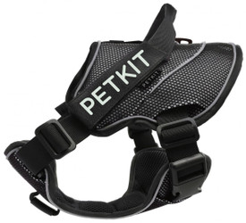 Petkit Air Quad-Connecting Adjustable Cushioned Chest Compression Dog Harness (Large, Grey)