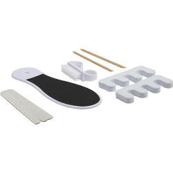 Spa Accessories by Spa Accessories 8 Piece Pedicure Set - White