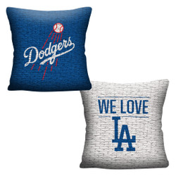 Los Angeles Dodgers MLB Invert Woven Pillow