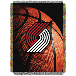 Portland Trail Blazers NBA Photo Real Woven Tapestry Throw
