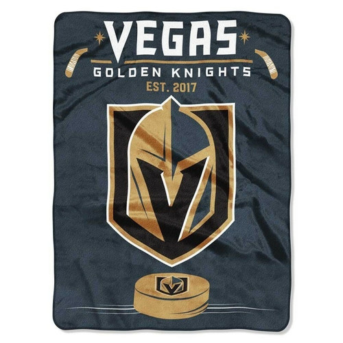 Vegas Golden Knights NHL Inspired Raschel Throw
