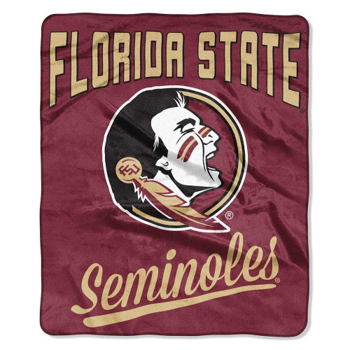 Florida State Seminoles Alumni Raschel Throw Blanket