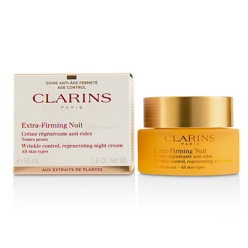 Clarins by Clarins Extra-Firming Nuit Wrinkle Control, Regenerating Night Cream - All Skin Types --50ml/1.6oz