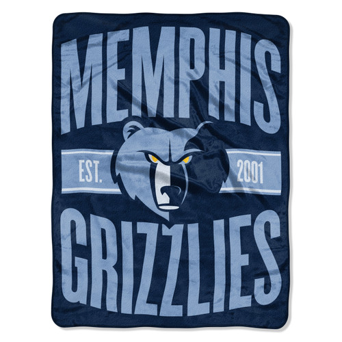 Memphis Grizzlies NBA Clear Out Micro Raschel Throw