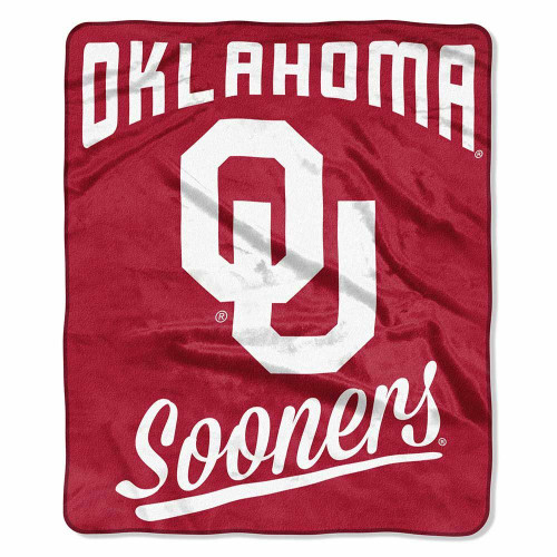 Oklahoma Sooners Alumni Raschel Throw Blanket