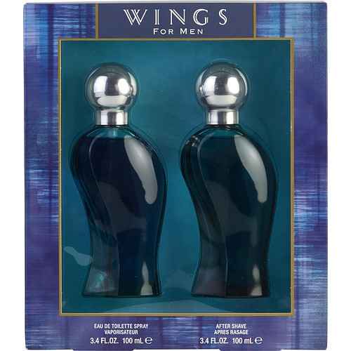 Wings Eau De Toilette Spray 3.4 oz and Aftershave 3.4 oz