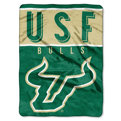 South Florida Bulls Basic Raschel Throw Blanket