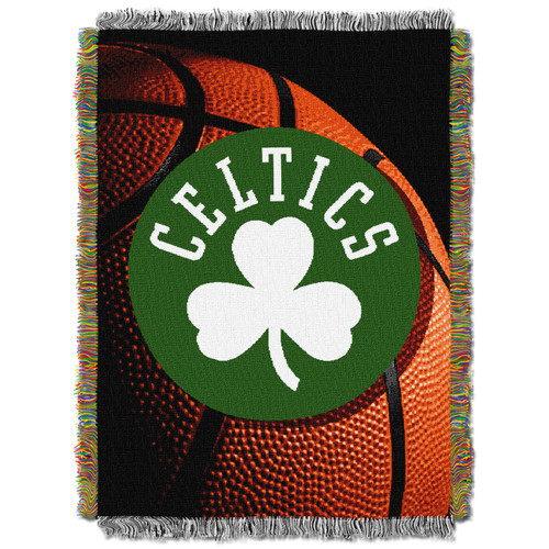 Boston Celtics NBA Photo Real Woven Tapestry Throw