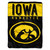 Iowa Hawkeyes "Basic" Raschel Throw Blanket
