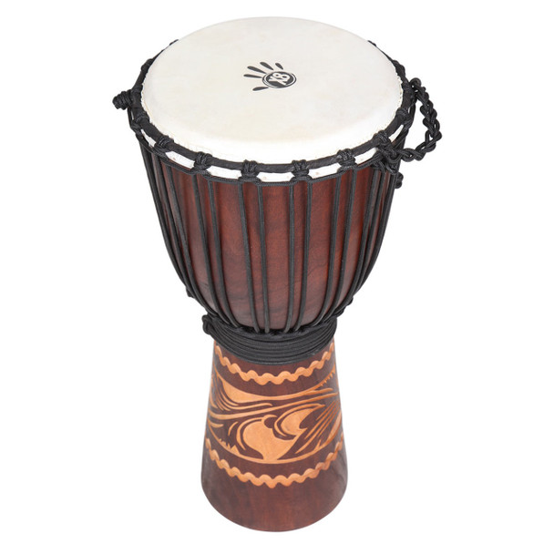 X8 Drums Kalimantan Djembe with Tattoo Gryphon, Medium