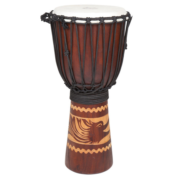 X8 Drums Kalimantan Djembe with Tattoo Gryphon, Medium