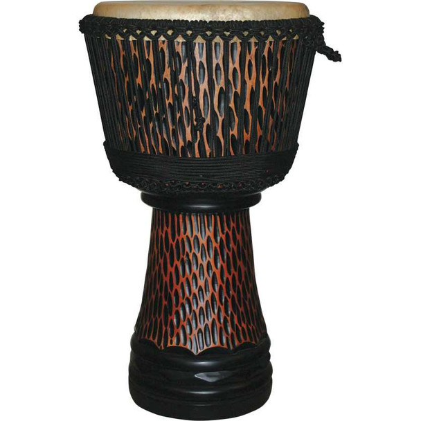 X8 Drums King Cheetah Elite Pro Djembe, Large