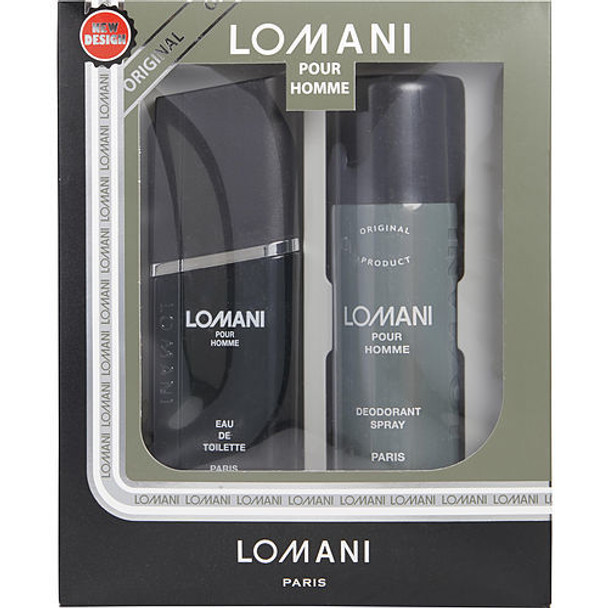 Lomani by Lomani Eau De Toilette Spray 3.3 oz & Deodorant Spray 6.6 oz