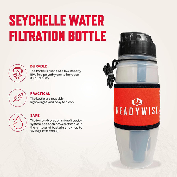 ReadyWise Seychelle Water Filtration Bottle