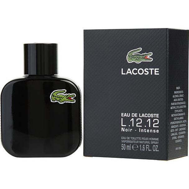 Lacoste Eau De Lacoste L.12.12 Noir By Lacoste Intense Eau De Toilette Spray 1.6 oz