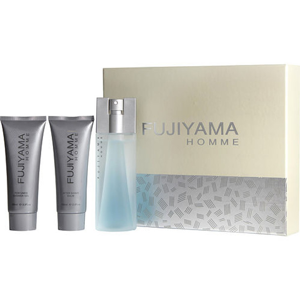Fujiyama by Succes De Paris Eau De Toilette Spray 3.3 oz, Aftershave Balm 3.3 oz & Shower Gel 3.3 oz