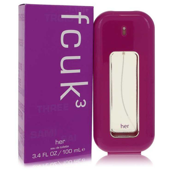 FCUK 3 by French Connection Eau De Toilette Spray 3.4 oz product image at NuMercy