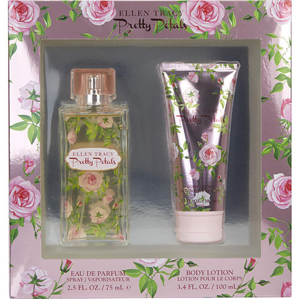 Ellen Tracy Pretty Petals Feeling Blissful by Ellen Tracy Eau De Parfum Spray 2.5 oz & Body Lotion 3.4 oz