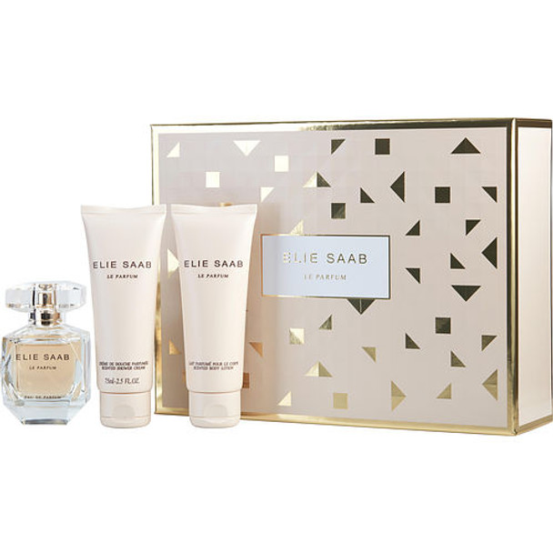 Elie Saab Le Parfum by Elie Saab Eau De Parfum Spray, Body Lotion & Shower Cream