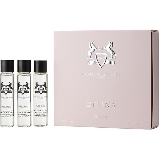 Parfums De Marly Delina by Parfums De Marly Eau De Parfum Mini Spray Refill 3 X .34 oz