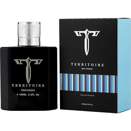 YZY Perfume Territoire Eau De Parfum Spray 3.4 oz black bottle and packaging.