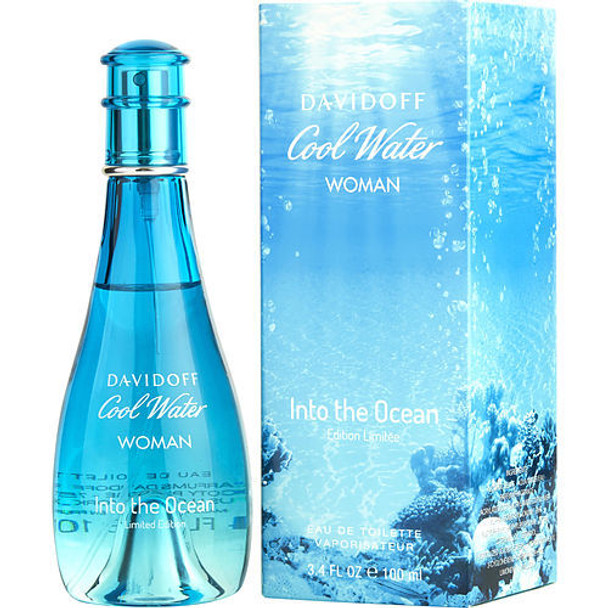 Cool Water Into the Ocean by Davidoff Eau De Toilette Spray 3.4 oz (Limited Edition)