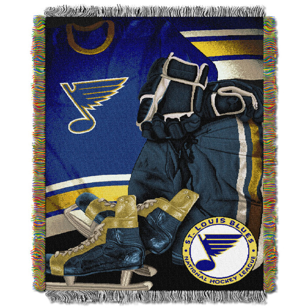 Saint Louis Blues NHL Vintage Woven Tapestry Throw