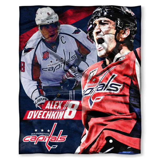 Alex Ovechkin Washington Capitals NHLPA Players HD Silk Touch Throw Alex Ovechkin Washington Capitals NHLPA Players HD Silk Touch Throw