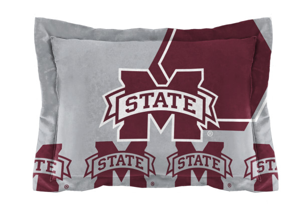 Mississippi State Bulldogs 'Hexagon' Full/Queen Comforter & Sham Set