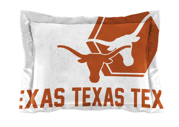 Texas Longhorns 'Hexagon' Full/Queen Comforter & Sham Set