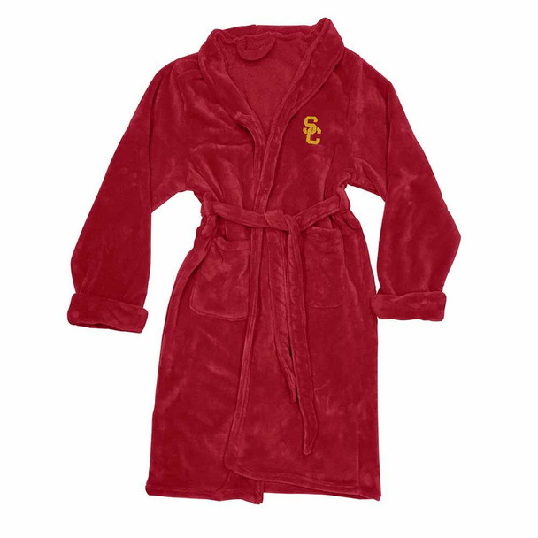 USC Trojans Men's L/XL Silk Touch Lounge Bath Robe