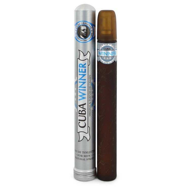 Fragluxe Cuba Winner Eau De Toilette Spray 1.17 oz perfume bottle and box.