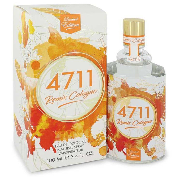 4711 Remix Eau De Cologne Spray unisex 3.4 oz bottle and box.