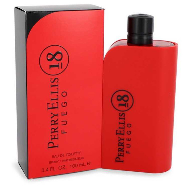 Perry Ellis 18 Fuego by Perry Ellis Eau De Toilette Spray 3.4 oz product image at NuMercy