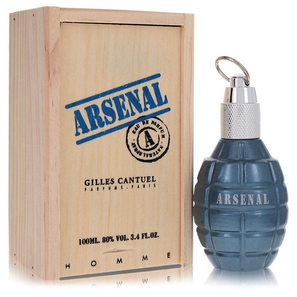 ARSENAL BLUE by Gilles Cantuel Eau De Parfum Spray 3.4 oz