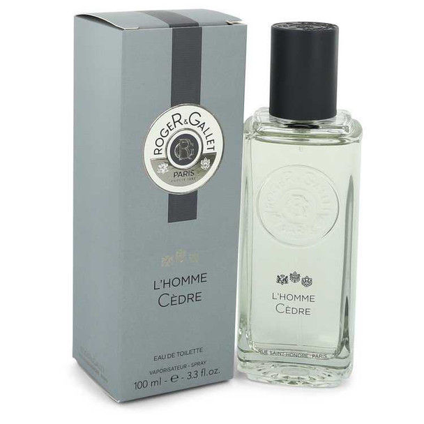 Roger and Gallet L'Homme Cedre by Roger and Gallet Eau De Toilette Spray 3.3 oz product image at NuMercy