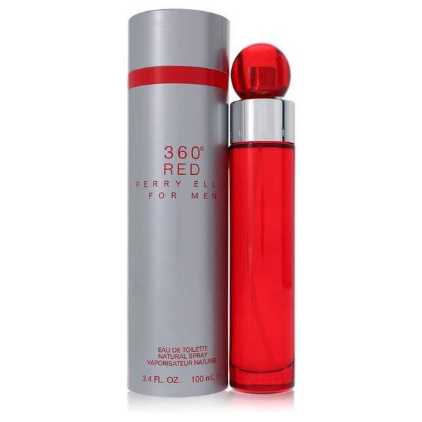 Perry Ellis 360 Red by Perry Ellis Eau De Toilette Spray 3.4 oz product image at NuMercy