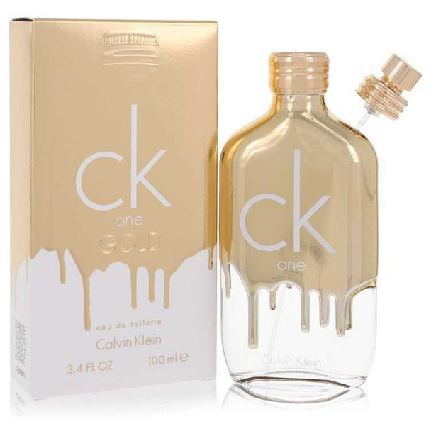 CK One Gold by Calvin Klein Eau De Toilette Spray Unisex 3.4 oz